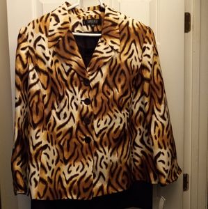 New- Animal print suit